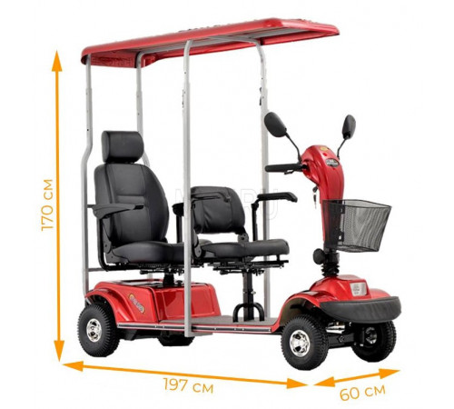 Кресло-коляска скутер MET Explorer 900 Tandem