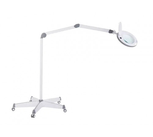 Лампа-лупа ЛЛ-5 на штативе, 5 режимов с регулировкой, на колесах