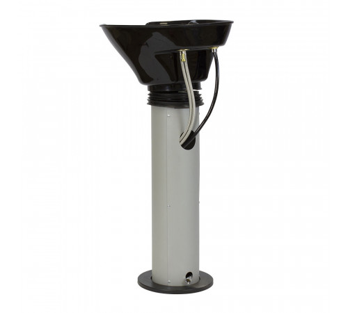 Парикмахерская мойка ЭКО с черной пластиковой раковиной