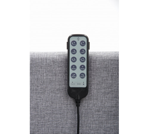 МЕТ JEN Комбинированный серый Диван кровать с электроприводом в минималистичном скандинавском дизайне