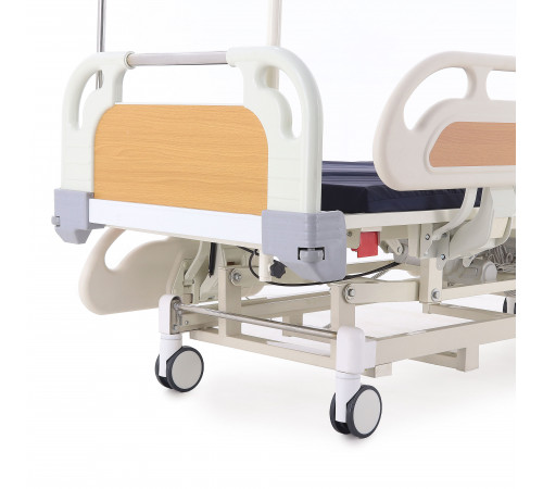 Кровать реанимационная электрическая (5 функций) (МЕ-4019Н-00) с выдвижным ложементом и растоматом CPR+аккумулятор с растоматом