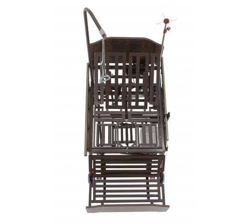 Кровать электрическая DB-11А (МЕ-5228Н-10) ЛДСП Венге с боковым переворачиванием, туалетным устройством и функцией «кардиокресло»