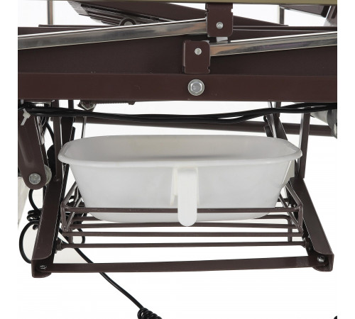 Кровать электрическая YG-3 (МЕ-5228Н-13) ЛДСП Венге с боковым переворачиванием, туалетным устройством и функцией «кардиокресло»