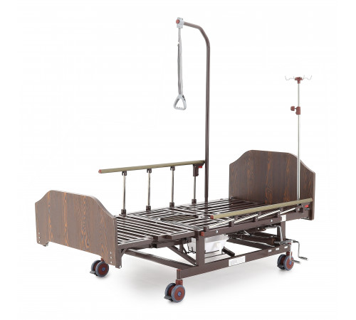 Кровать механическая Е-45А (ММ-5124Н-10) с боковым переворачиванием, туалетным устройством и функцией «кардиокресло»