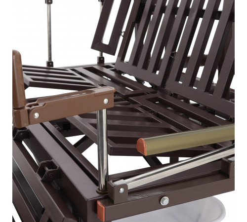 Кровать механическая Е-45А (ММ-5128Н-02) с боковым переворачиванием, туалетным устройством и функцией «кардиокресло»