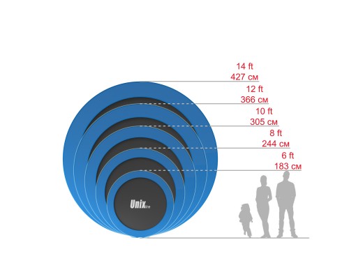 Батут UNIX Line Classic 8 ft (outside)