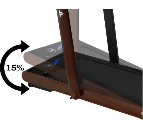 Беговая дорожка Titanium Masters Slimtech S60 Coffee, коричневая