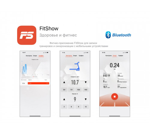 Беговая дорожка UNIXFIT ST-440N White