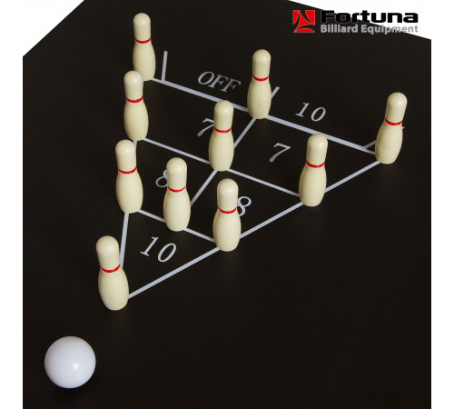 Бильярдный стол Fortuna Русская Пирамида 4фт 9 в 1 с комплектом аксессуаров