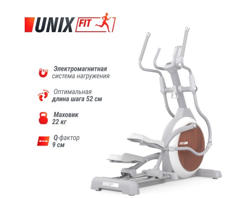 Эллиптический тренажер UNIX Fit MV-850 (Manual Incline) Wood