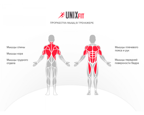 Турник-пресс-брусья UNIX Fit POWER TOWER 150