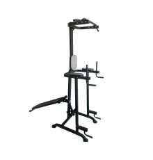 Стойка для подтягиваний со скамьей DFC VT-7005 (два короба)