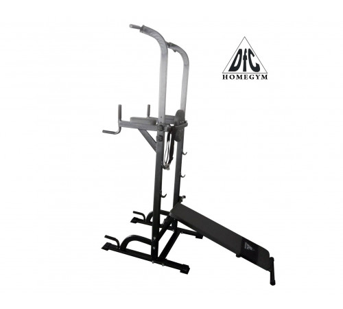 Турник-брусья со скамьей DFC Power Tower G005