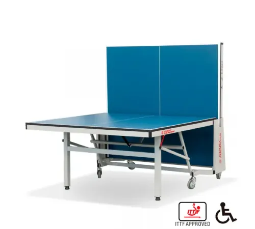 Теннисный стол складной для помещений "K-2023 ITTF Indoor" (274 Х 152.5 Х 76 см ) с сеткой
