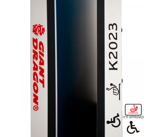 Теннисный стол складной для помещений "K-2023 ITTF Indoor" (274 Х 152.5 Х 76 см ) с сеткой