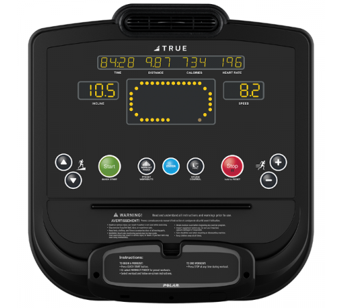 Велотренажер вертикальный TRUE UC400 с консолью Emerge