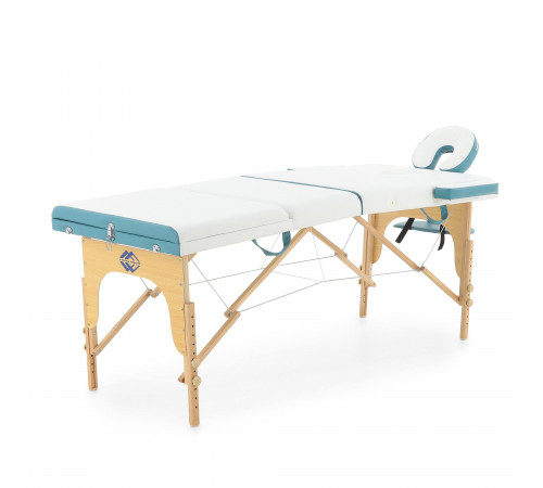 Массажный стол складной деревянный  JF-AY01 3-х секционный (светлая рама)