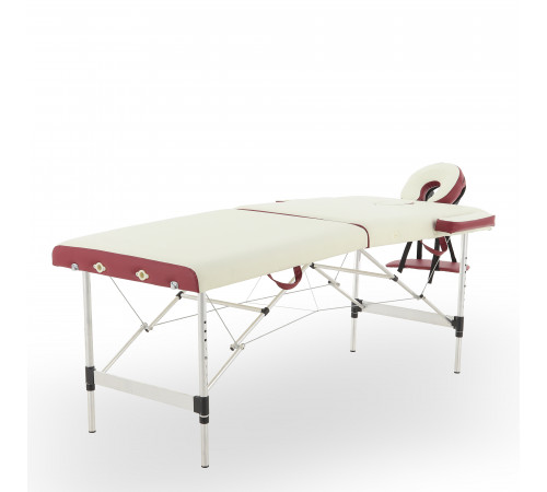 Массажный стол складной алюминиевый  JFAL01A 2-х секционный
