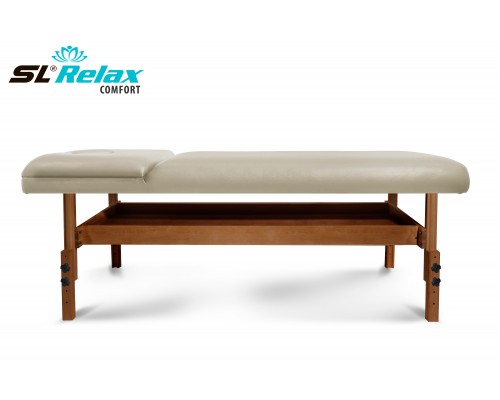 Массажный стол Relax Comfort бежевая кожа