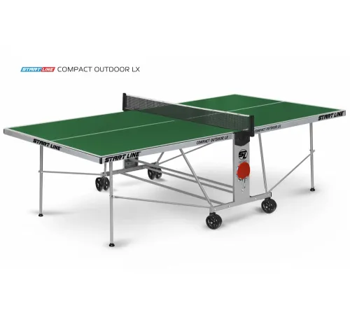 Стол теннисный Compact-2 LX  Всепогодный 6 Зеленый