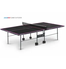Стол теннисный Game 6 Всепогодный с сеткой Black