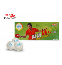 Мячи для н/т Double Fish 2* Volant (10 шт/упак.) р-р.40+