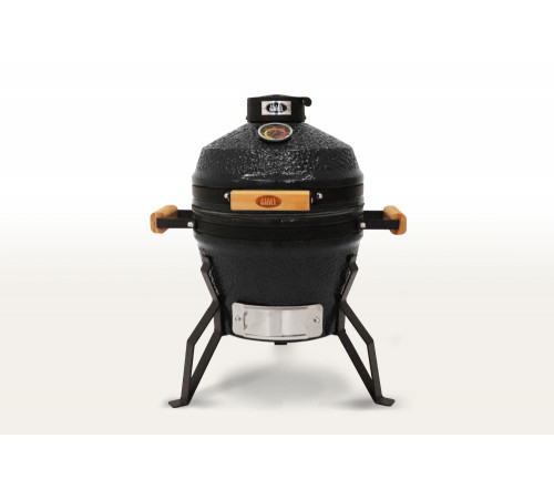 Керамический гриль-барбекю 13 дюймов (черный) (33 см)