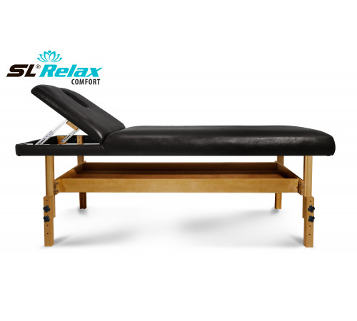 Массажный стол Relax Comfort черная кожа (№6)