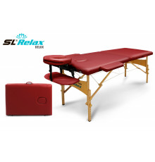 Массажный стол Delux Красный