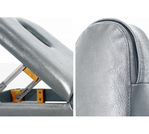 Массажный стол Relax Comfort серая кожа (№6)